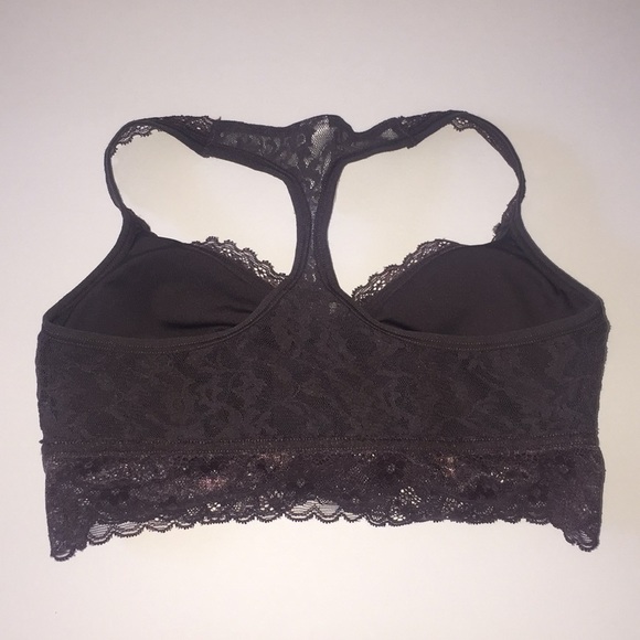 Padded Racerback DKNY Bralette Sz M Brown - Picture 6 of 6